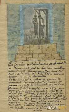Les Fourches patibulaires (manuscrit Morius 84)