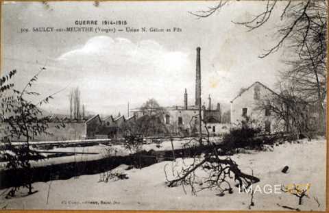 Usine N. Géhot et Fils (Saulcy-sur-Meurthe)
