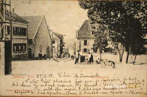 Une rue (Sarrebourg)