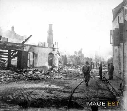 Incendie d'un bâtiment (Verdun)