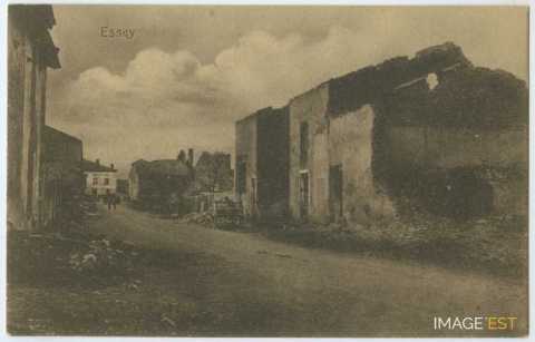 Maisons détruites (Essey-et-Maizerais)