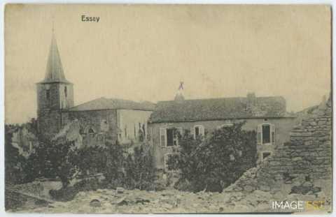 Maisons endommagées (Essey-et-Maizerais)