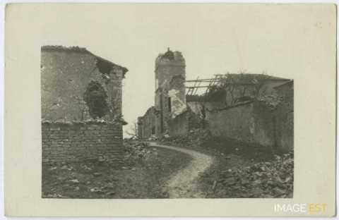 Église détruite (Saint-Baussant)