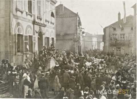 Entrée des troupes françaises (Faulquemont)