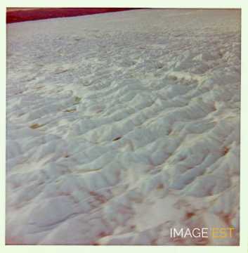 Crevasses proche d'un front de glacier (Groenland)