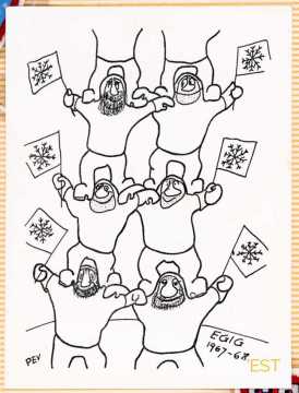 Dessin de Paul-Émile Victor (1967-1968)