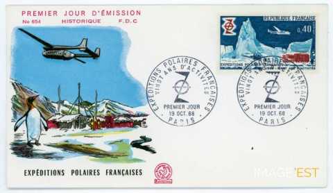 Enveloppe des EPF (1968)