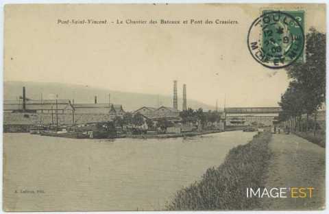 Chantier des bateaux (Pont-Saint-Vincent)