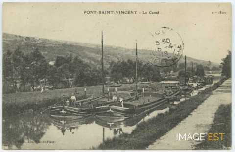 Péniches (Pont-Saint-Vincent)