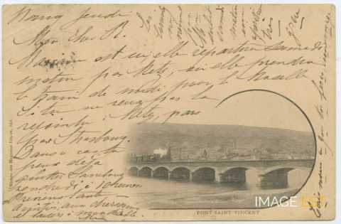 Pont sur la Moselle (Pont-Saint-Vincent)