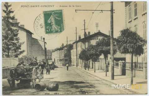 Avenue de la Gare (Pont-Saint-Vincent)
