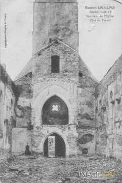 Eglise en ruines (Haraucourt)