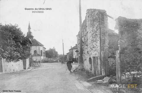 Pexonne en ruines (Meurthe-et-Moselle)