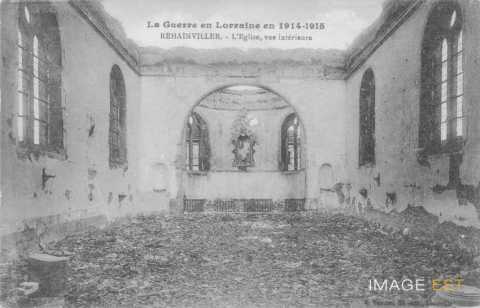 Eglise en ruines (Rehainviller)