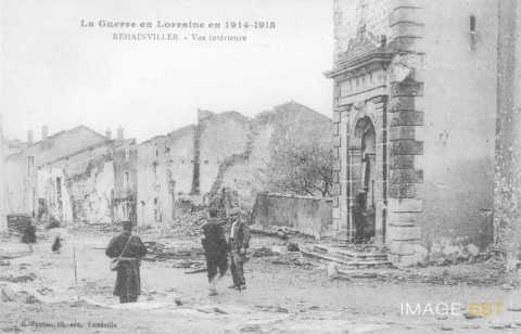 Rehainviller en ruines (Meurthe-et-Moselle)