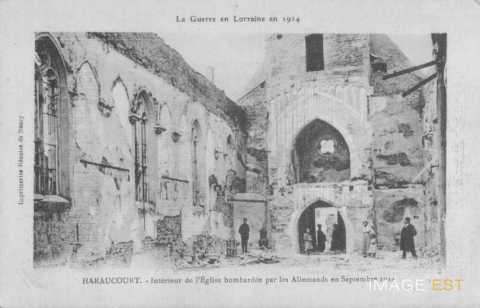 Eglise en ruines (Haraucourt)