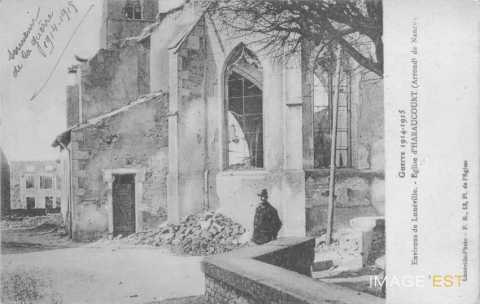 Eglise en ruines (Haraucourt)