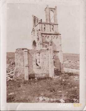 Eglise en ruines (Esnes-en-Argonne)