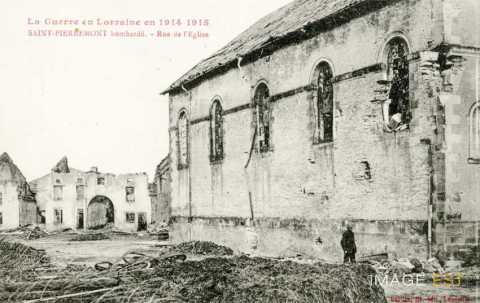 Saint-Pierremont bombardé  (Vosges)