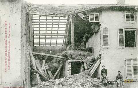 Saint-Pierremont bombardé  (Vosges)