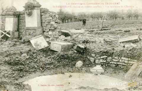 Saint-Pierremont bombardé  (Vosges)