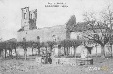 Réméréville en ruines (Meurthe-et-Moselle)