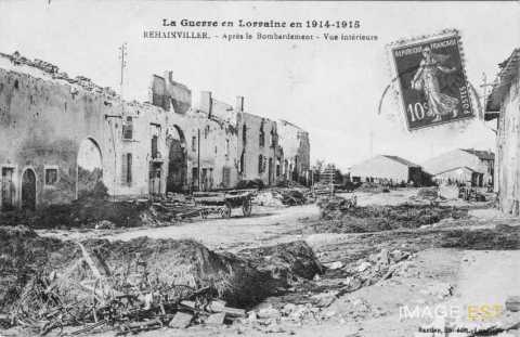 Rehainviller en ruines (Meurthe-et-Moselle)