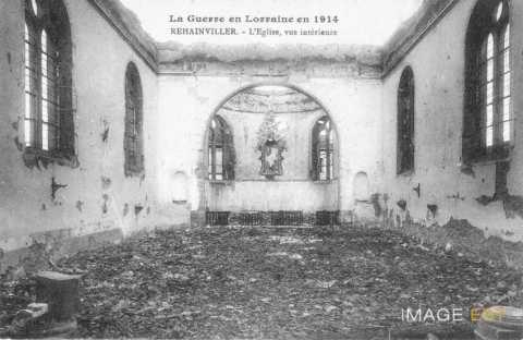 Rehainviller en ruines (Meurthe-et-Moselle)