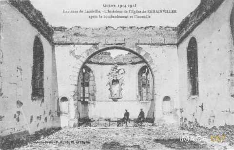 Rehainviller en ruines (Meurthe-et-Moselle)