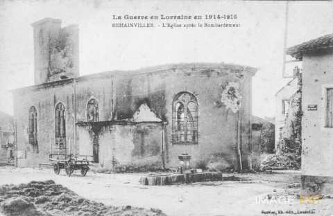 Rehainviller en ruines (Meurthe-et-Moselle)