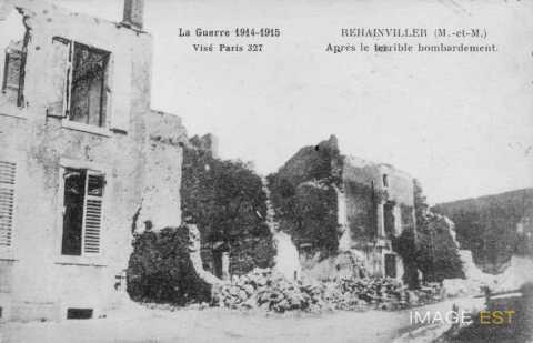 Rehainviller en ruines (Meurthe-et-Moselle)