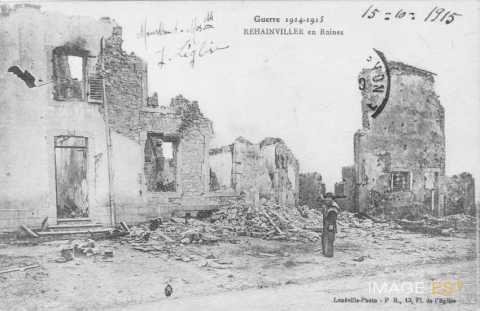 Rehainviller en ruines (Meurthe-et-Moselle)