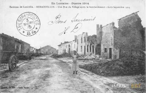 Rehainviller en ruines (Meurthe-et-Moselle)