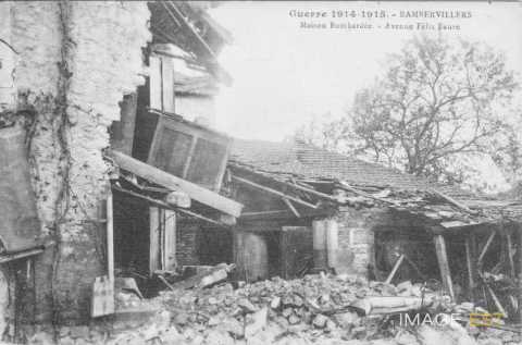 Maison bombardée  (Rambervillers)