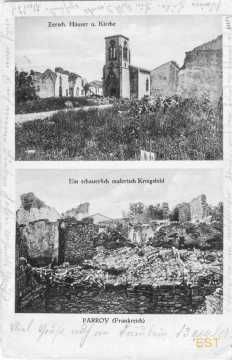 Parroy en ruines (Meurthe-et-Moselle)