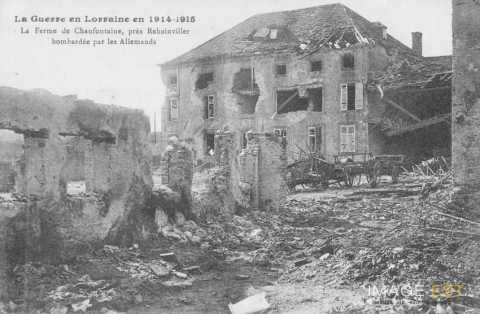 Ferme détruite (Rehainviller)