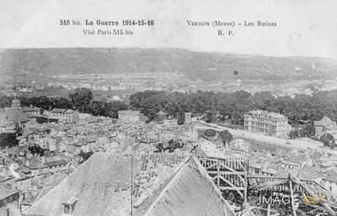 Verdun en ruines (Meuse)