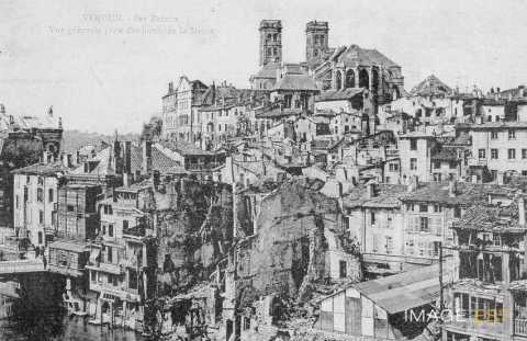 Verdun en ruines (Meuse)