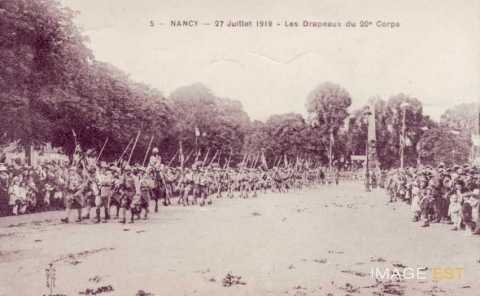 Rentrée  du XXe corps d'armée  (Nancy)