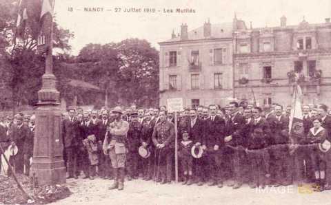 Rentrée  du XXe corps d'armée  (Nancy)