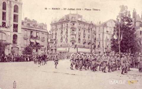 Rentrée  du XXe corps d'armée  (Nancy)
