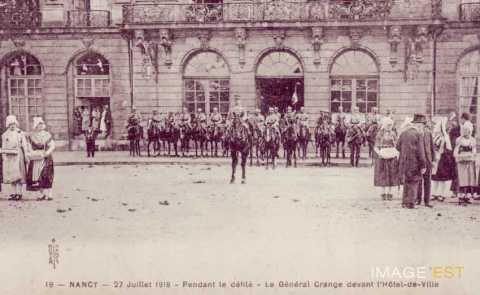 Rentrée  du XXe corps d'armée  (Nancy)