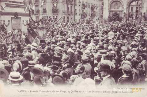 Rentrée  du XXe corps d'armée  (Nancy)