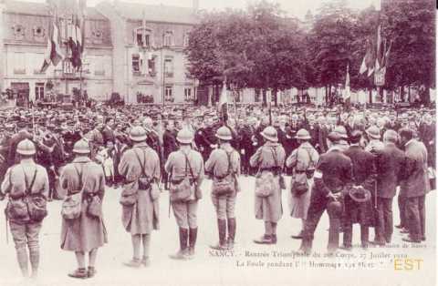 Rentrée  du XXe corps d'armée  (Nancy)