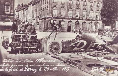 Débris d'avion allemand (Nancy)