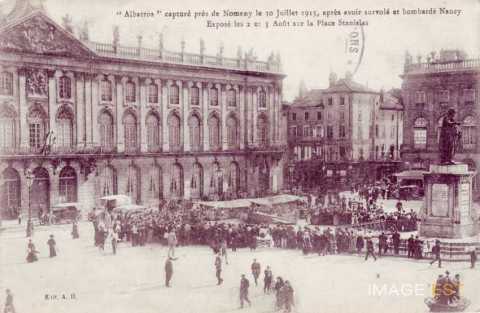 Avion Albatros exposé  en 1915 (Nancy)