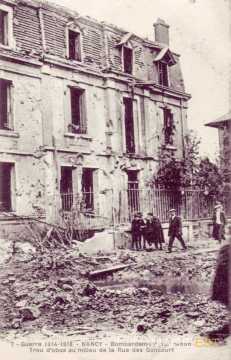 Bombardement par canon (Nancy)
