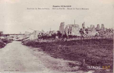 Fey-en-Haye en ruines (Meurthe-et-Moselle)