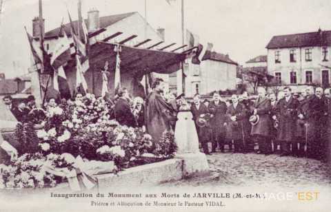 Inauguration du monument aux morts (Jarville-la-Malgrange)