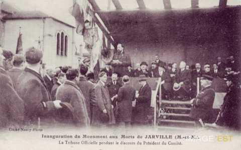Inauguration du monument aux morts (Jarville-la-Malgrange)